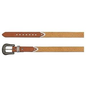 CatchFly Girls Teal and Brown Western Belt‎ Size XL New